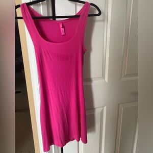 SKIMS Vibrant Pink Mini Dress